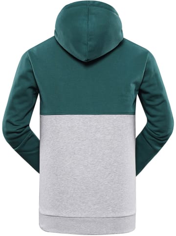 Alpine Pro Hoodie "Bord" groen/grijs