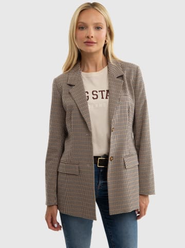 BIG STAR Blazer in Beige/ Schwarz