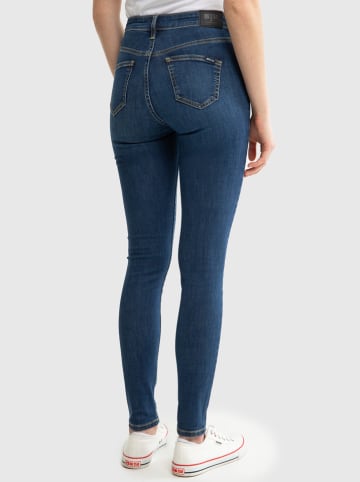 BIG STAR Dżinsy - Super Skinny fit - w kolorze granatowym