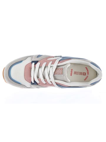 BIG STAR Sneakers grijs/lichtroze/blauw