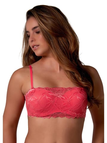 After Eden Biustonosz bandeau "Anna" w kolorze czerwonym