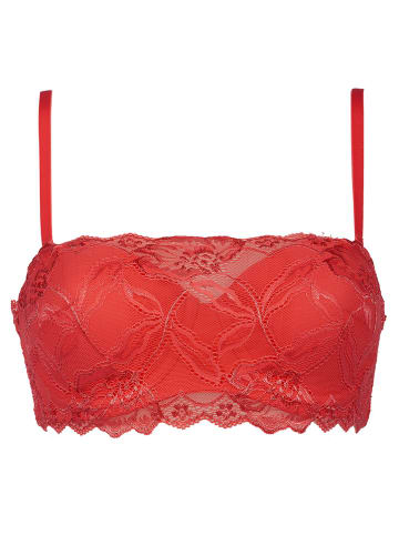 After Eden Biustonosz bandeau "Anna" w kolorze czerwonym