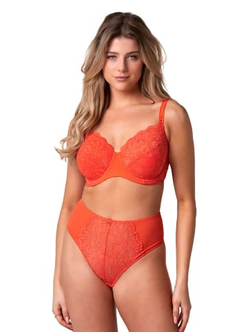 After Eden Stringi high waist "Bo" w kolorze pomarańczowym
