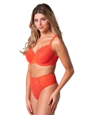 After Eden Stringi high waist "Bo" w kolorze pomarańczowym