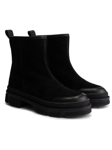 TRAVELIN' Leder-Boots "Avon" in Schwarz
