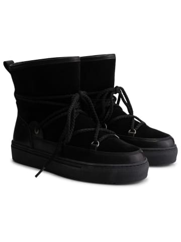 TRAVELIN' Leder-Boots "Aspen" in Schwarz