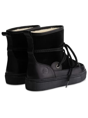 TRAVELIN' Leder-Boots "Aspen" in Schwarz