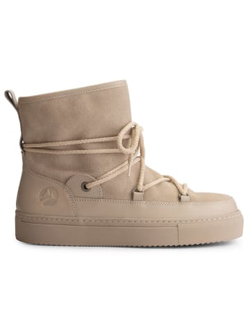 TRAVELIN' Leder-Boots "Aspen" in Beige