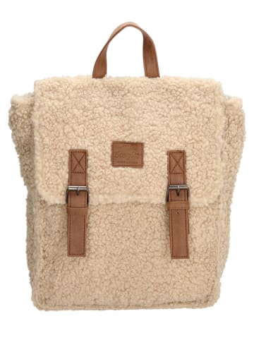 Beagles Rucksack "Vavarra" in Beige - (B)25 x (H)31 x (T)11 cm