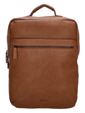 Beagles Rugzak "Toledo" lichtbruin - (B)28 x (H)37 x (D)10 cm