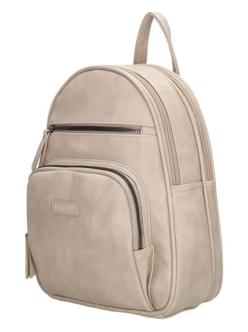 Beagles Rucksack "Ferro" in Beige - (B)25 x (H)30 x (T)9 cm