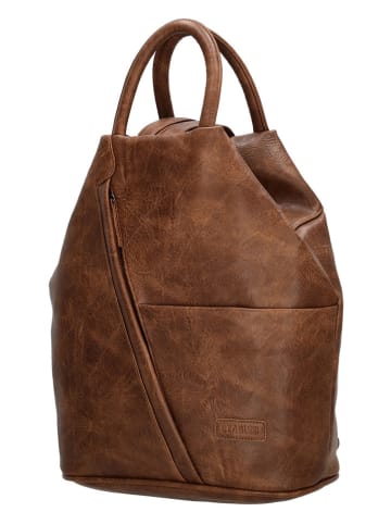 Beagles Rucksack "Murcia" in Braun - (B)33 x (H)30 x (T)14 cm