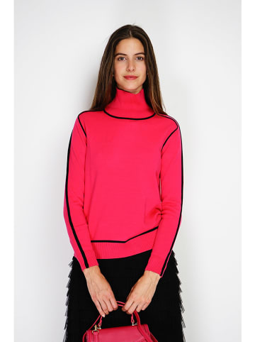 William de Faye Rollkragenpullover in Pink