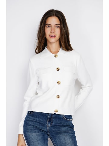 William de Faye Cardigan in Weiß