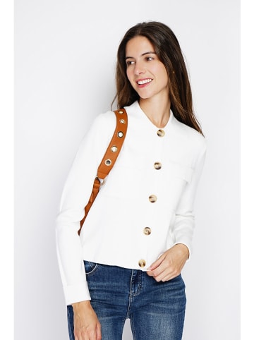 William de Faye Cardigan in Weiß