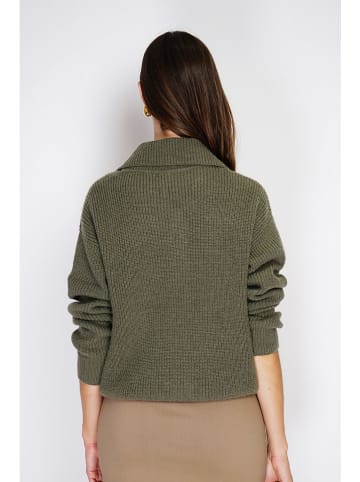 William de Faye Kardigan w kolorze khaki