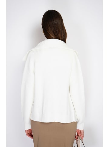 William de Faye Cardigan in Weiß
