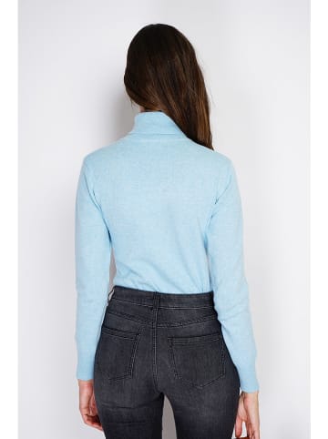 William de Faye Rollkragenpullover in Hellblau