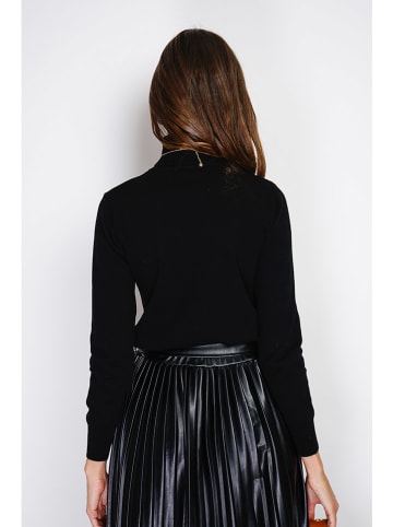 William de Faye Rollkragenpullover in Schwarz