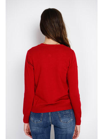William de Faye Twinset in Rot