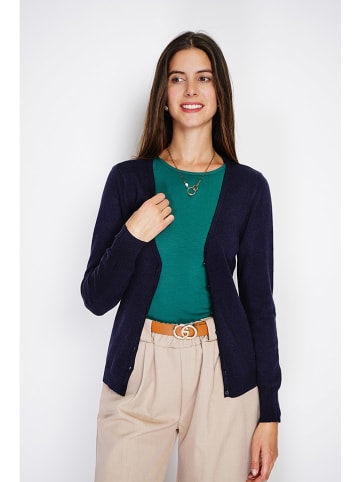 William de Faye Cardigan in Dunkelblau
