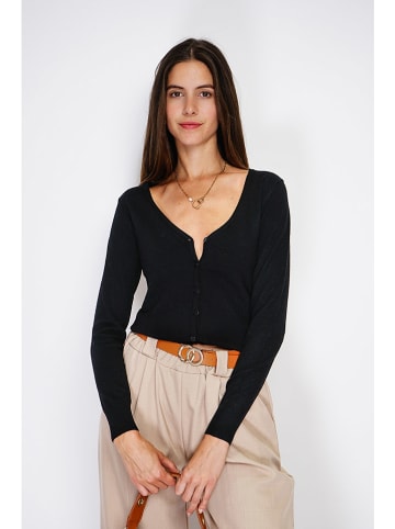 William de Faye Cardigan in Schwarz