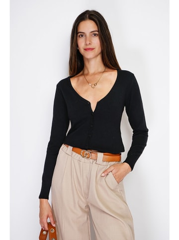 William de Faye Cardigan in Schwarz