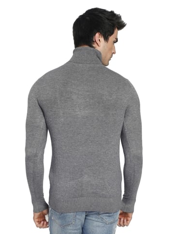 William de Faye Rollkragenpullover in Grau