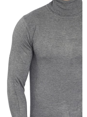 William de Faye Rollkragenpullover in Grau
