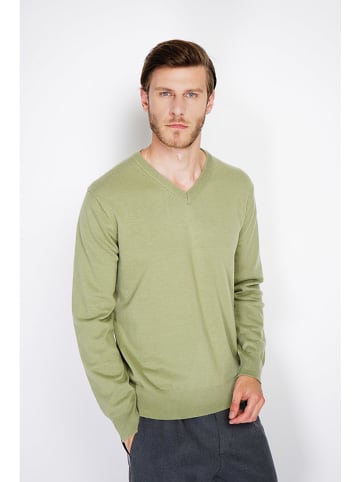William de Faye Pullover in Grün