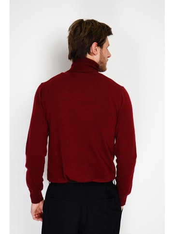 William de Faye Rollkragenpullover in Bordeaux