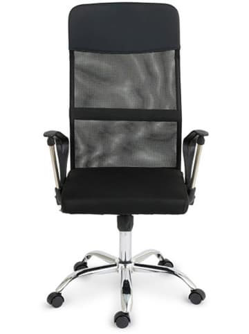 Lifa Living Bureaustoel "Newcastle" zwart - (B)52,5 x (H)122 cm