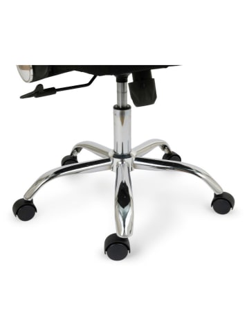 Lifa Living Bureaustoel "Newcastle" zwart - (B)52,5 x (H)122 cm