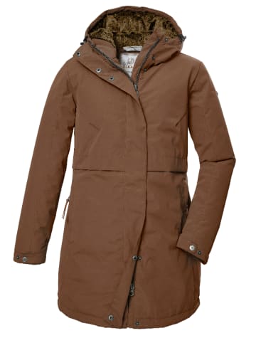 Killtec Parka funkcyjna w kolorze brązowym