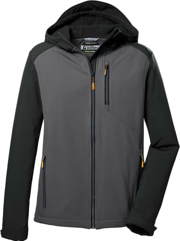 Killtec Softshelljacke in Anthrazit/ Schwarz