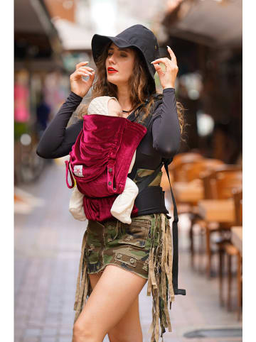 kokadi Babytrage "Flip Samtweich Rubin" in Pink