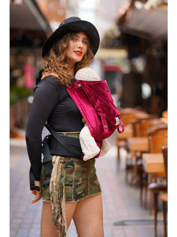 kokadi Babytrage "Flip Samtweich Rubin" in Pink