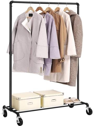 SONGMICS Kledingrek zwart - (B)100 x (H)163 x (D)49 cm