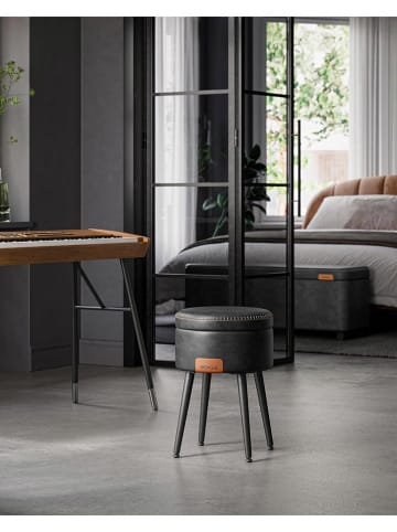 SONGMICS Opbergkruk zwart - (H)44,4 x Ø 32 cm