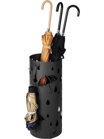 Songmics Schirmständer in Schwarz - (B)17 x (H)41 x (T)17 cm