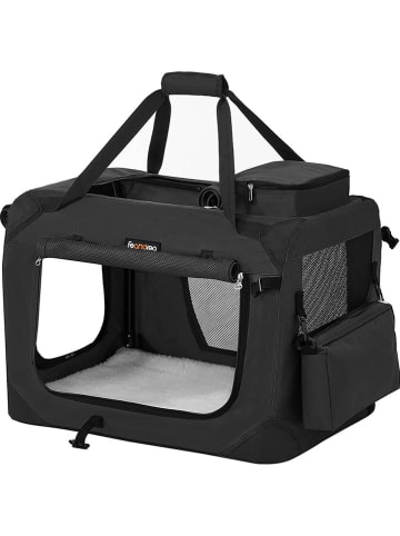 SONGMICS Transportdoos zwart - (B)60 x (H)42 x (D)42 cm