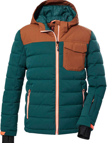 Killtec Ski-/ Snowboardjacke in Dunkelgrün