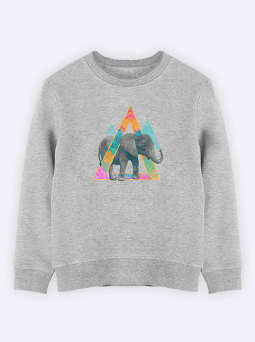 WOOOP Sweatshirt "Elephant" grijs