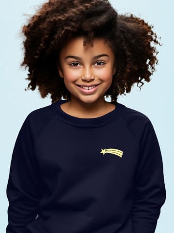 WOOOP Sweatshirt "Etoile filante" in Dunkelblau