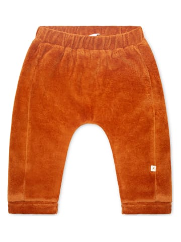 Moodstreet Fleece broek bruin