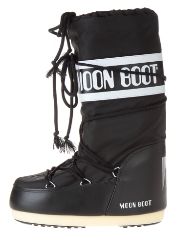 Moon Boot Kozaki zimowe "Icon" w kolorze czarnym