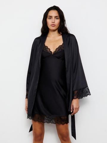 Chantelle Kimono in Schwarz