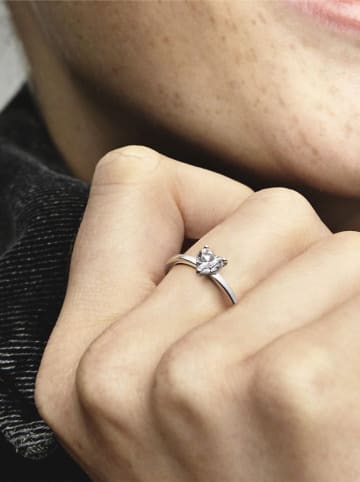 Pandora Silber-Ring mit Edelstein