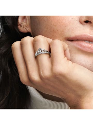 Pandora Silber-Ring mit Edelsteinen