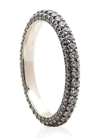 Pandora Silber-Ring mit Edelsteinen